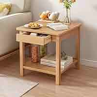 サイドテーブル・ナイトテーブル・ローテーブル cocomo Amazon｜ナイトテーブル木製ローテーブル引き出し付きサイド